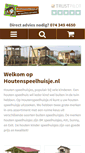 Mobile Screenshot of houtenspeelhuisje.nl